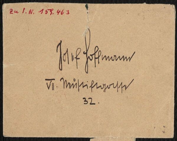 Brief von Egon Schiele an Josef Hoffmann Bild 4