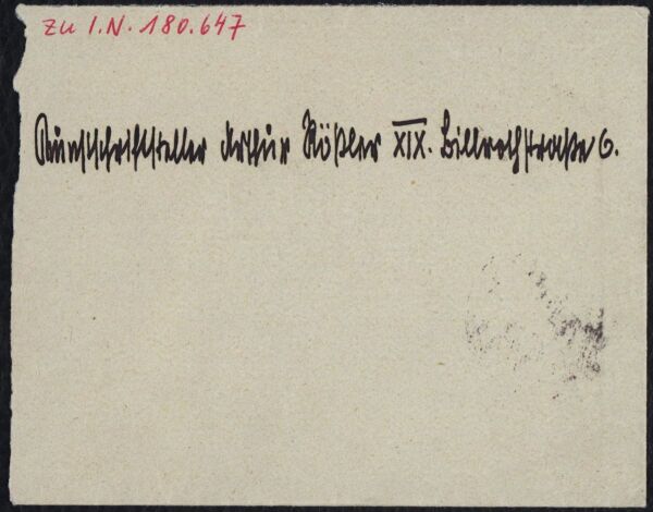 Letter from Egon Schiele to Arthur Roessler Bild 2