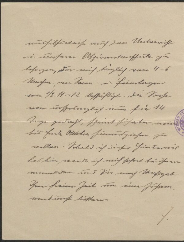 Letter from Heinrich Benesch to Arthur Roessler Bild 2