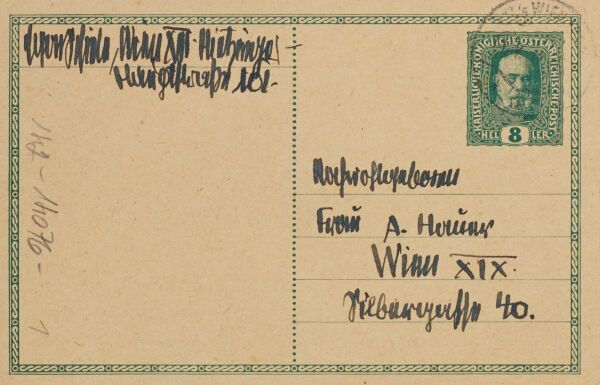 Postkarte von Egon Schiele an Anna Hauer Bild 2