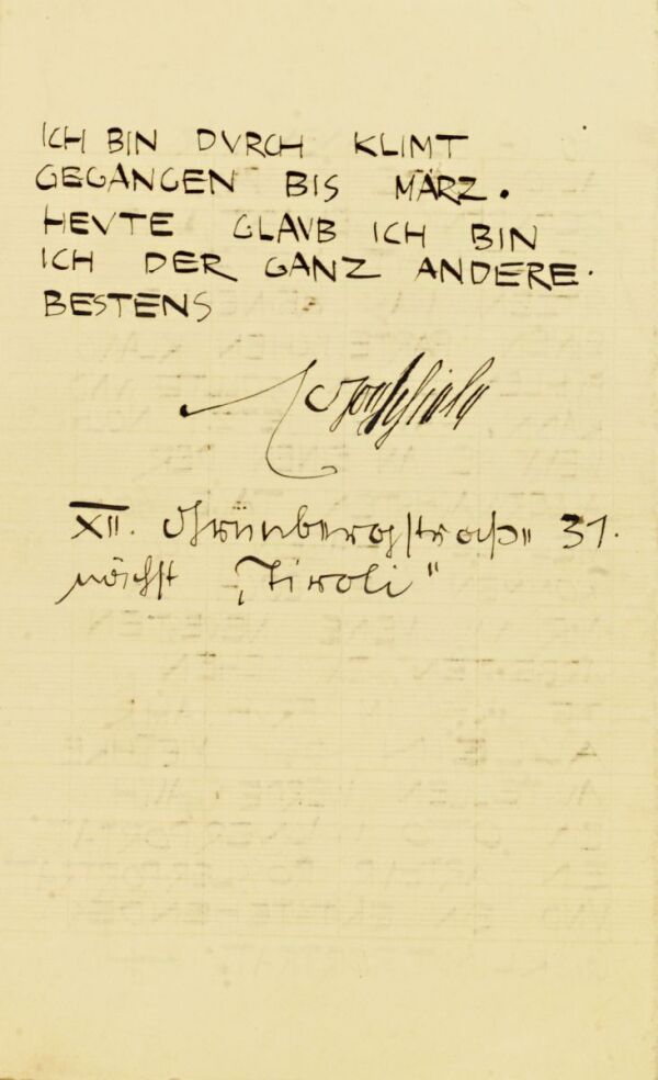 Letter from Egon Schiele to Josef Strzygowski Bild 3