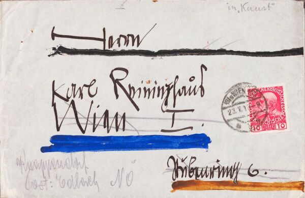 Brief von Egon Schiele an Carl Reininghaus Bild 2