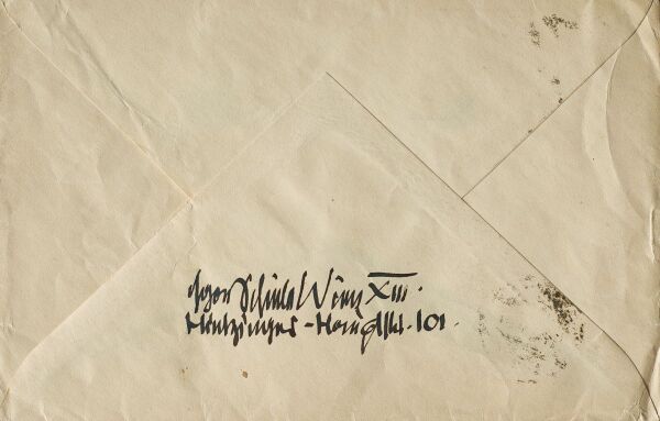 Brief von Egon Schiele an Eduard Wimmer-Wisgrill Bild 3