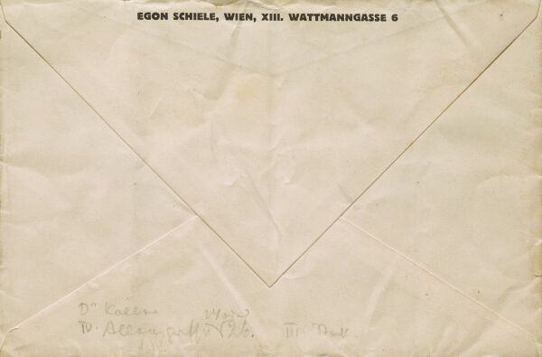 Brief von Egon Schiele an Broncia Koller-Pinell Bild 3