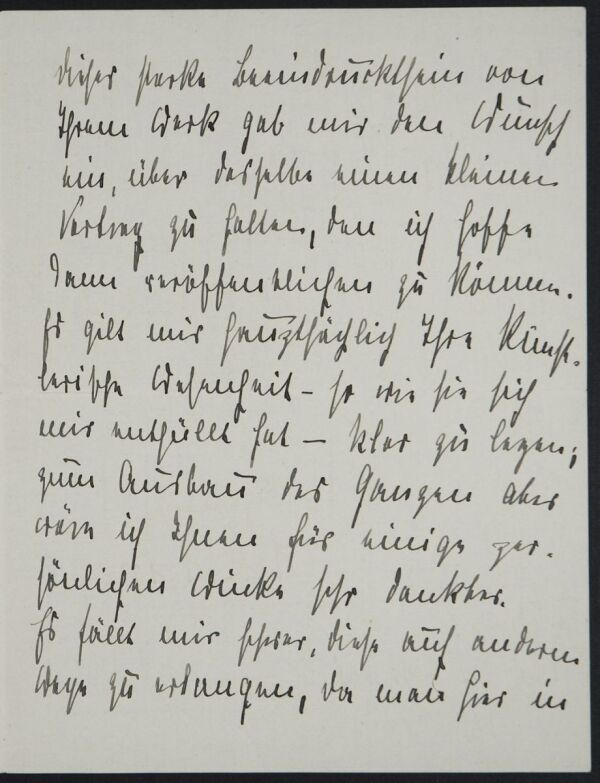 Brief von Helene Heine an Egon Schiele Bild 2