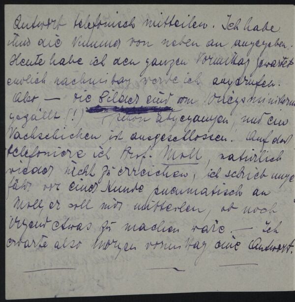 Brief von Edith Schiele an Egon Schiele Bild 2