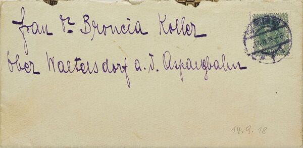 Brief von Edith Schiele an Broncia Koller-Pinell Bild 2