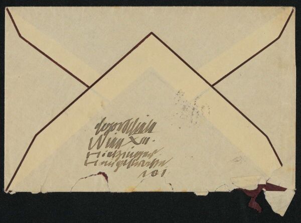 Brief von Egon Schiele an Erich Lederer Bild 4