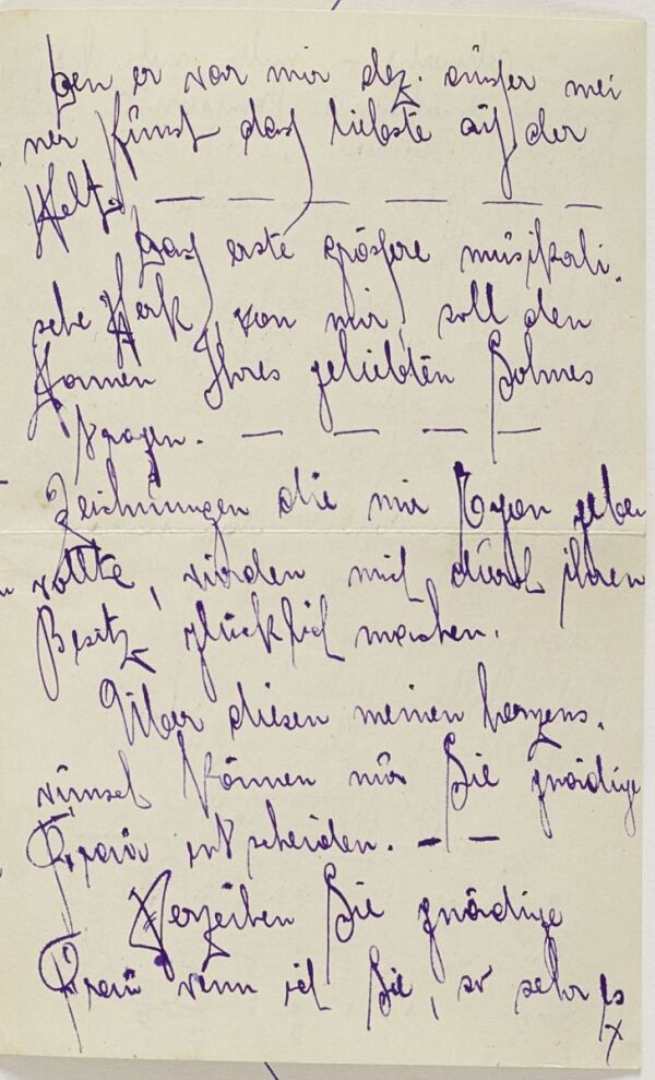 Brief von Emmy Obransky an Marie Schiele Bild 3