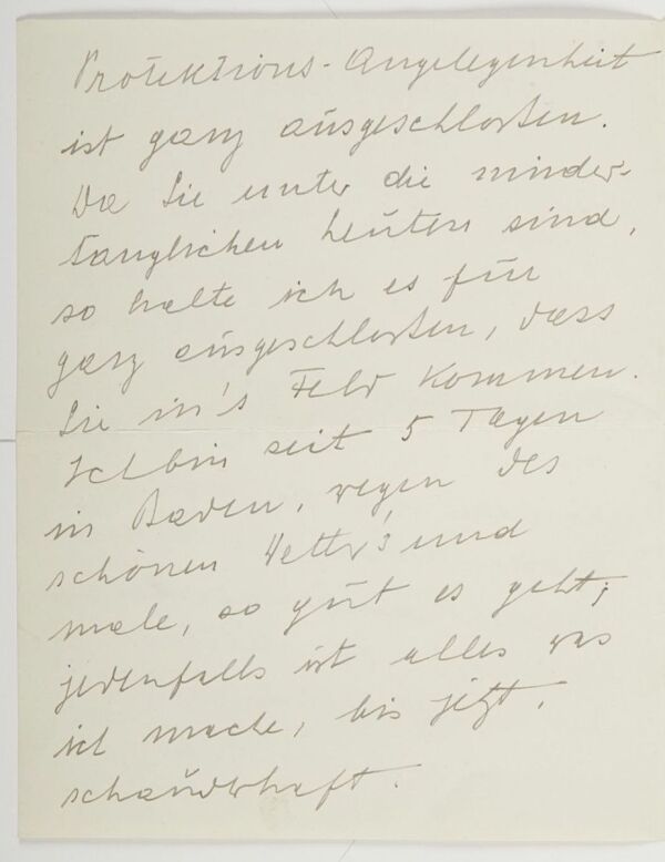 Brief von Heinrich Böhler an Egon Schiele Bild 2