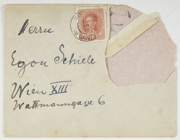 Brief von Anton Kolig an Egon Schiele Bild 2