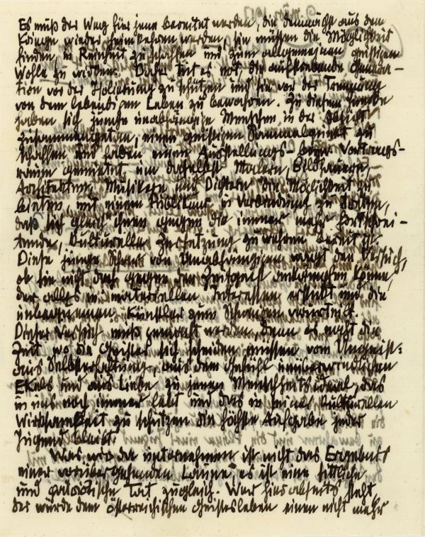 Brief von Egon Schiele an Anton Peschka Bild 2