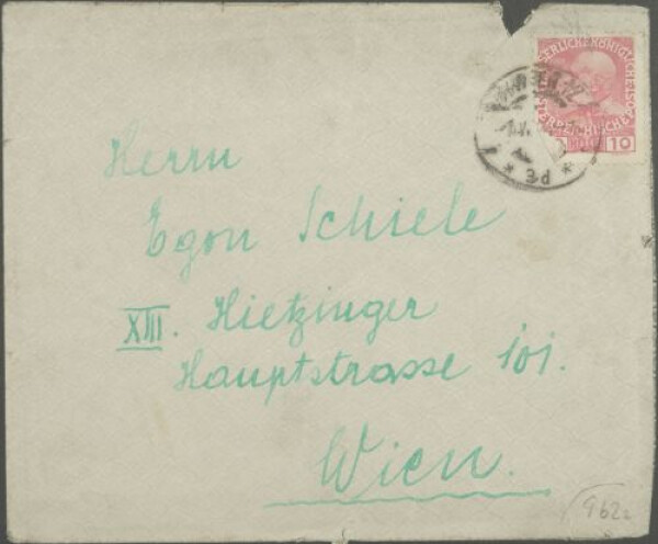 Brief von Heinrich Böhler an Egon Schiele Bild 3