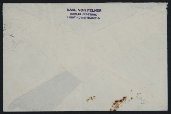 Brief von Karl von Felner an Egon Schiele Bild 4