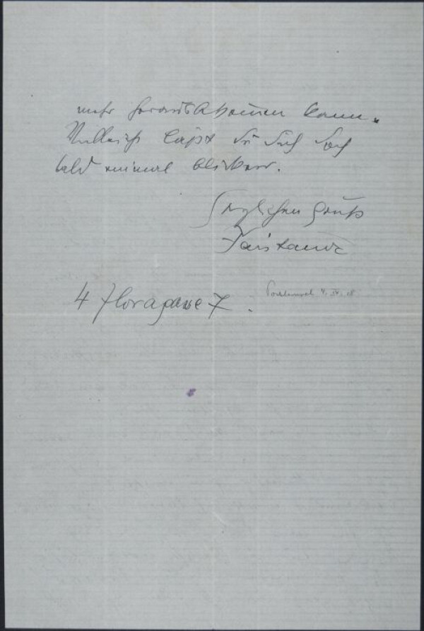 Brief von Anton Faistauer an Egon Schiele Bild 2