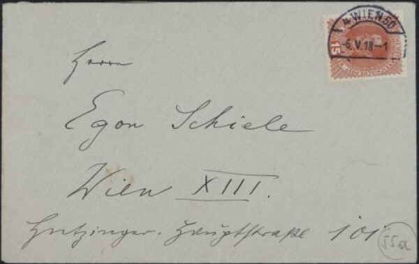 Letter from Anton Faistauer to Egon Schiele Bild 2