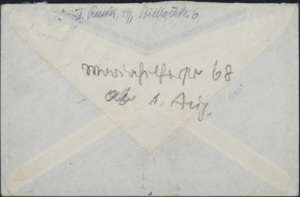 Maschinenschriftlicher Brief von Arthur Roessler an Egon Schiele Bild 3