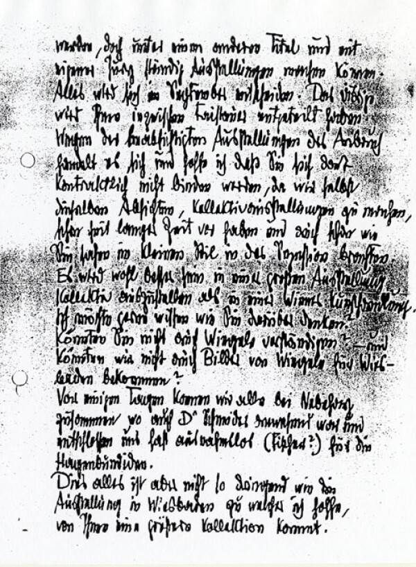 Brief von Egon Schiele an Anton Kolig Bild 2