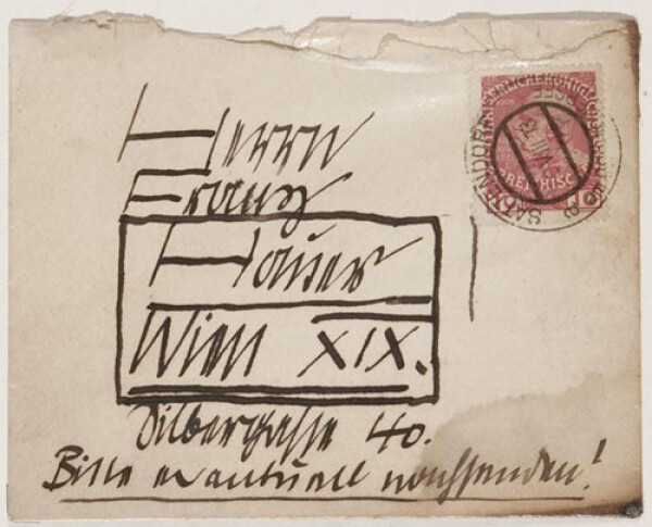 Brief von Egon Schiele an Franz Hauer Bild 2