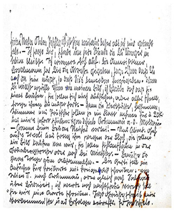 Brief von Egon Schiele an Anton Peschka 