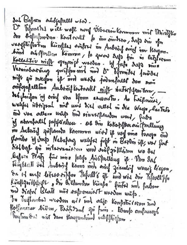 Brief von Egon Schiele an Felix Albrecht Harta Bild 2