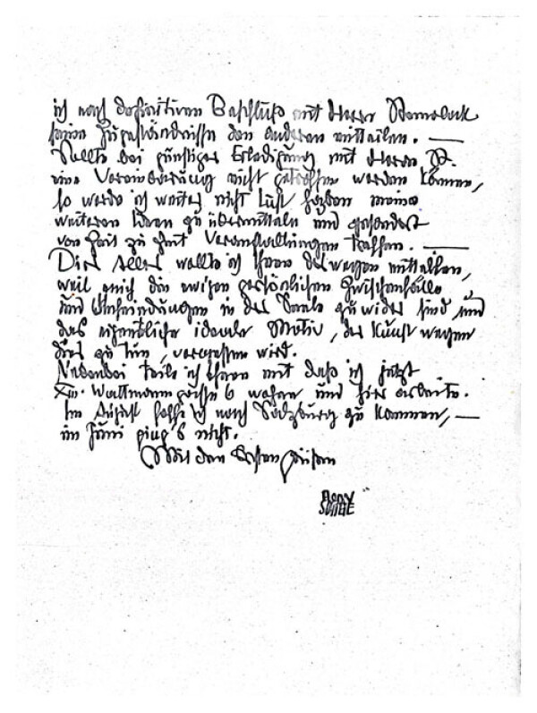 Brief von Egon Schiele an Felix Albrecht Harta Bild 2