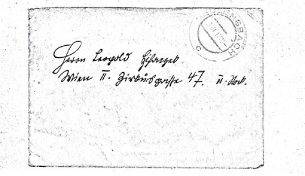 Brief von Egon Schiele an Leopold Czihaczek Bild 2