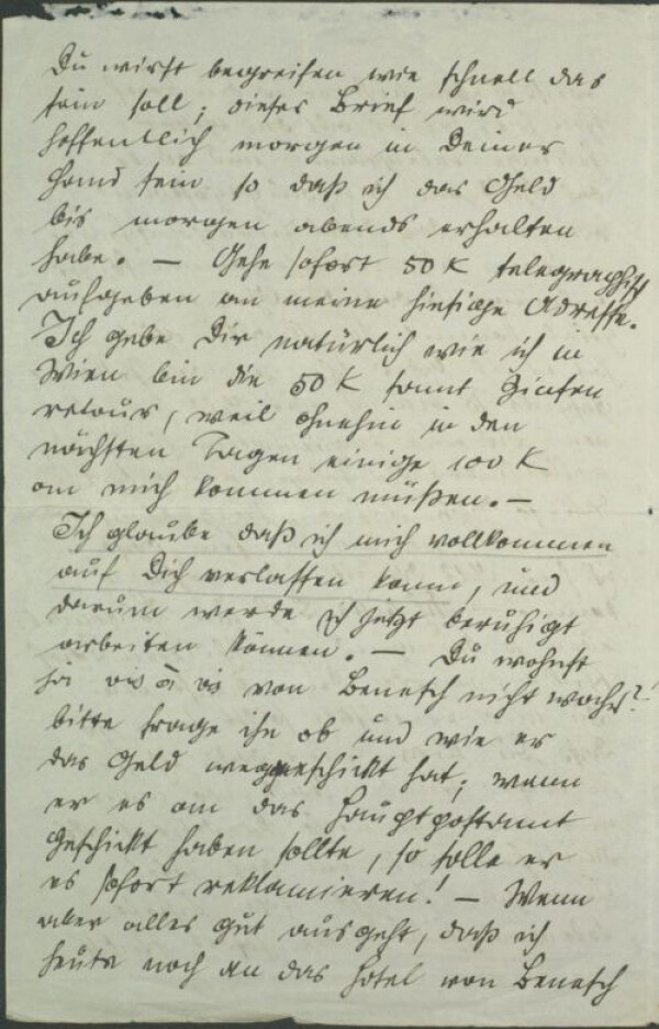 Brief von Egon Schiele an Anton Peschka (Fragment zu ESDA, ID: 108) Bild 3