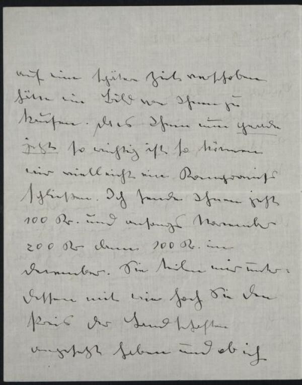 Brief von Magda Mautner von Markhof an Egon Schiele Bild 2