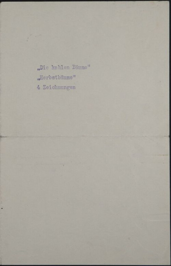 Maschinenschriftlicher Brief von Rudolf Bacher und Rudolf Lechner/Wiener Secession an Egon Schiele Bild 2