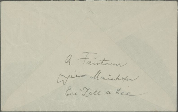 Brief von Anton Faistauer an Egon Schiele Bild 6