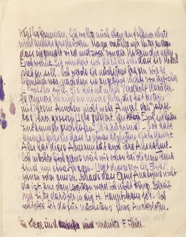 Brief von Adele Harms an Egon und Edith Schiele Bild 3