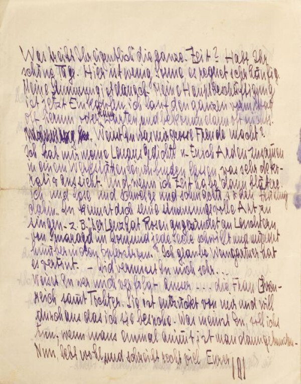 Brief von Adele Harms an Egon und Edith Schiele Bild 4