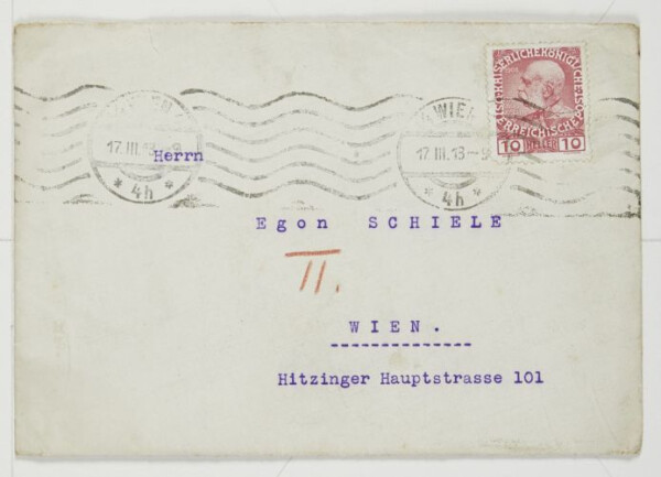 Brief von Carl Reininghaus an Egon Schiele Bild 3